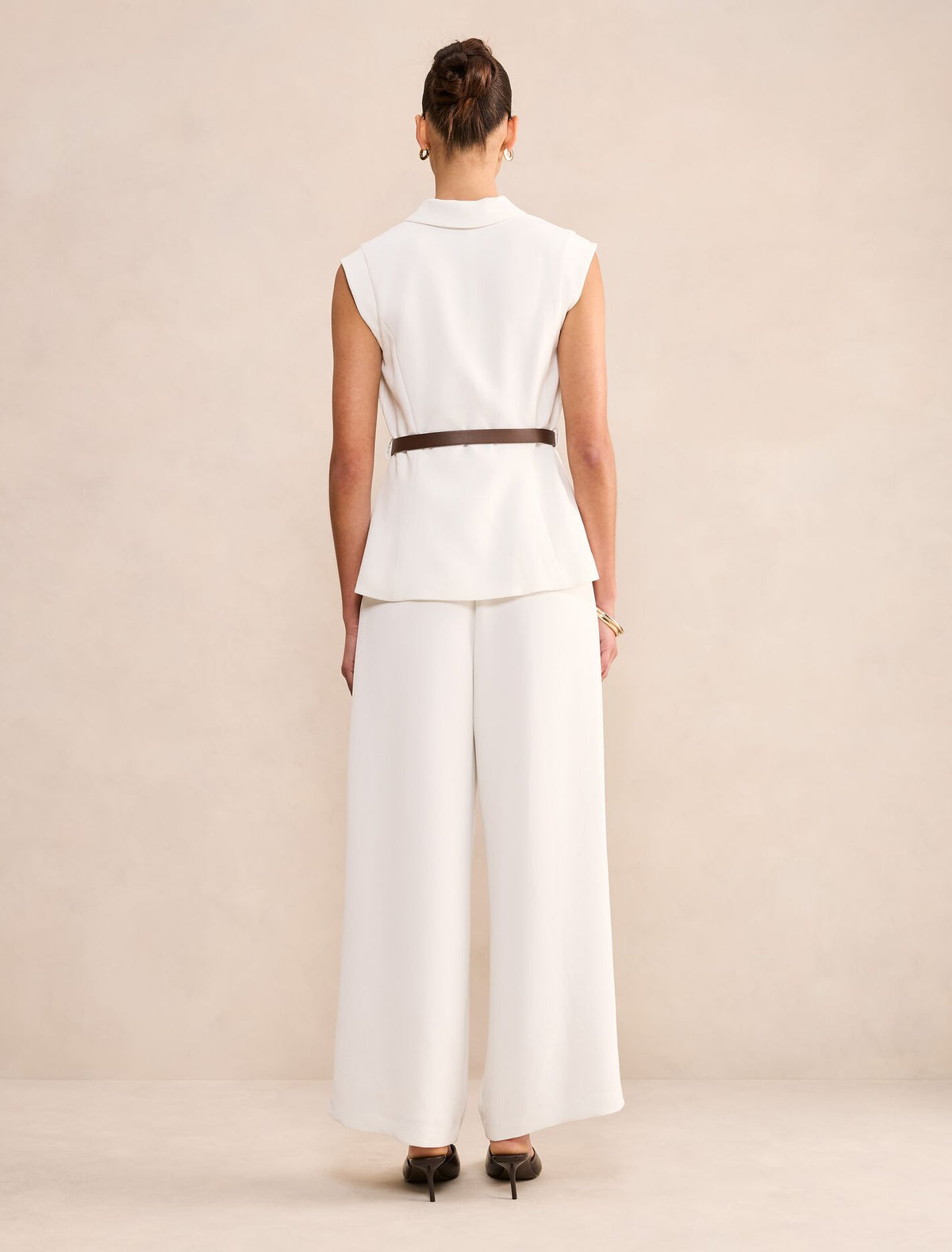 Ayla Tailored Belted Jumpsuit