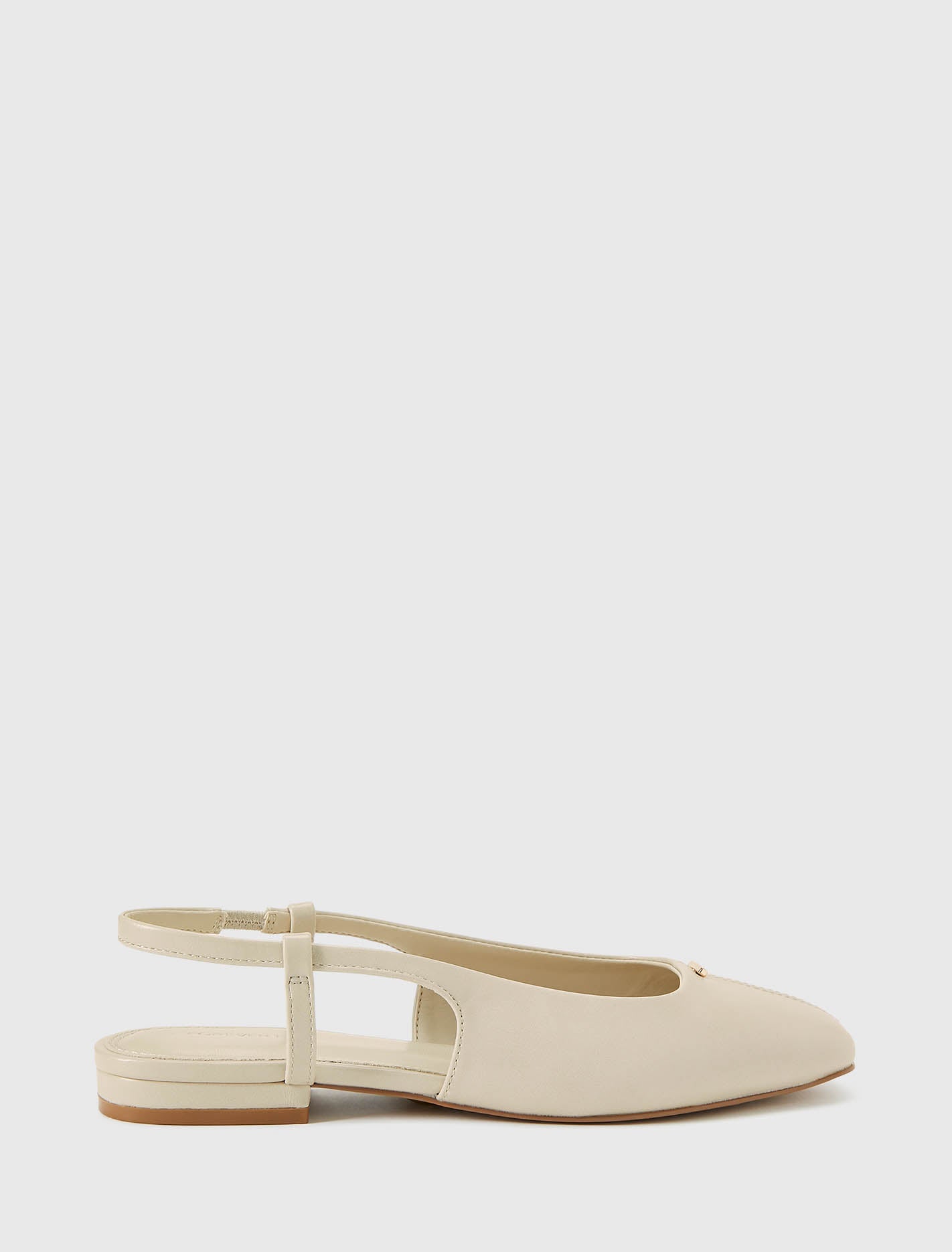 Grace Centre Seam Detail Slingback Flat