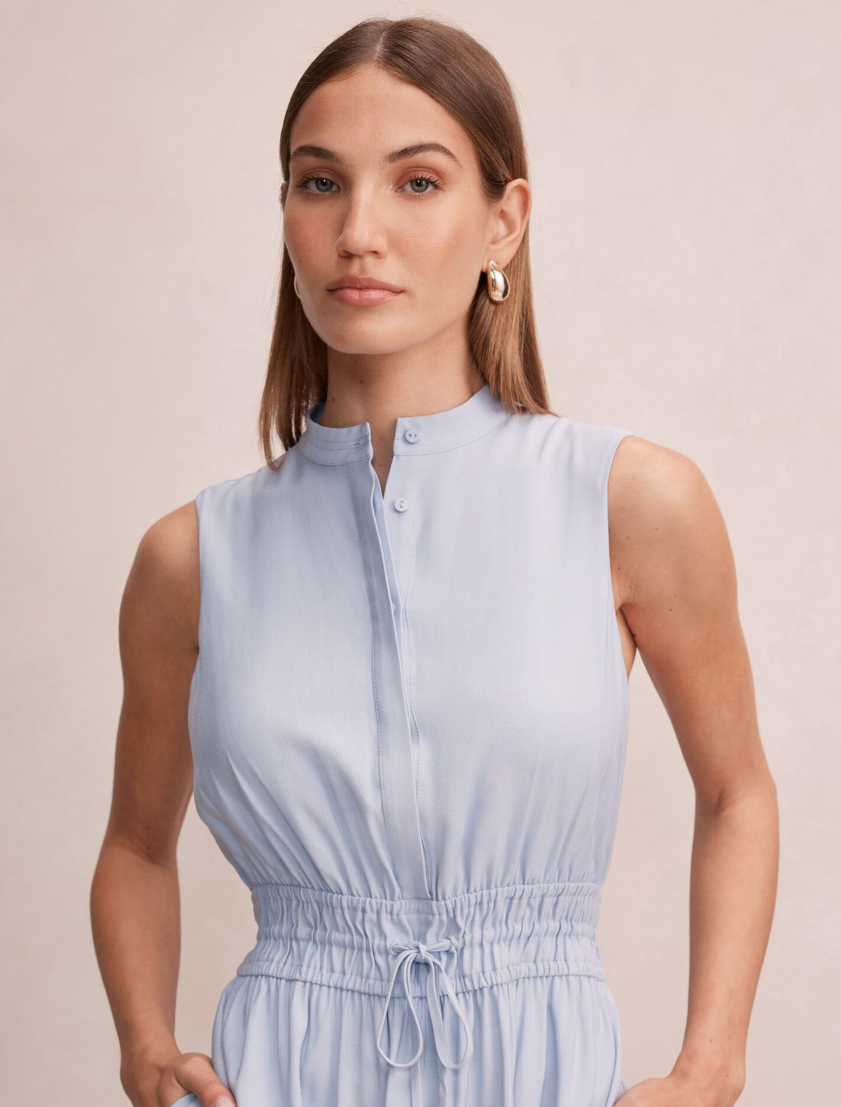 Laura Elastic Waist Midi Dress Forever New
