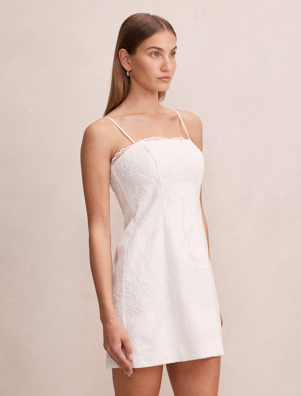 Annika All Over Lace Mini Dress Forever New