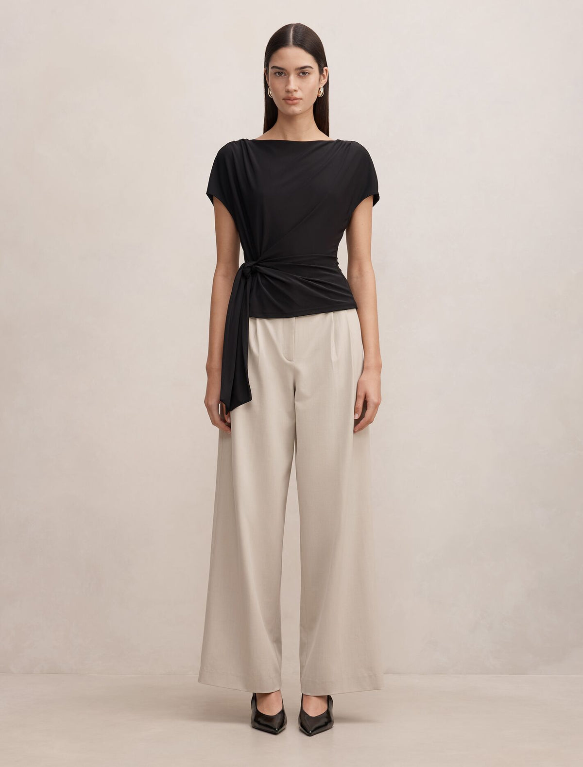 Celine Tie Detail Top Forever New