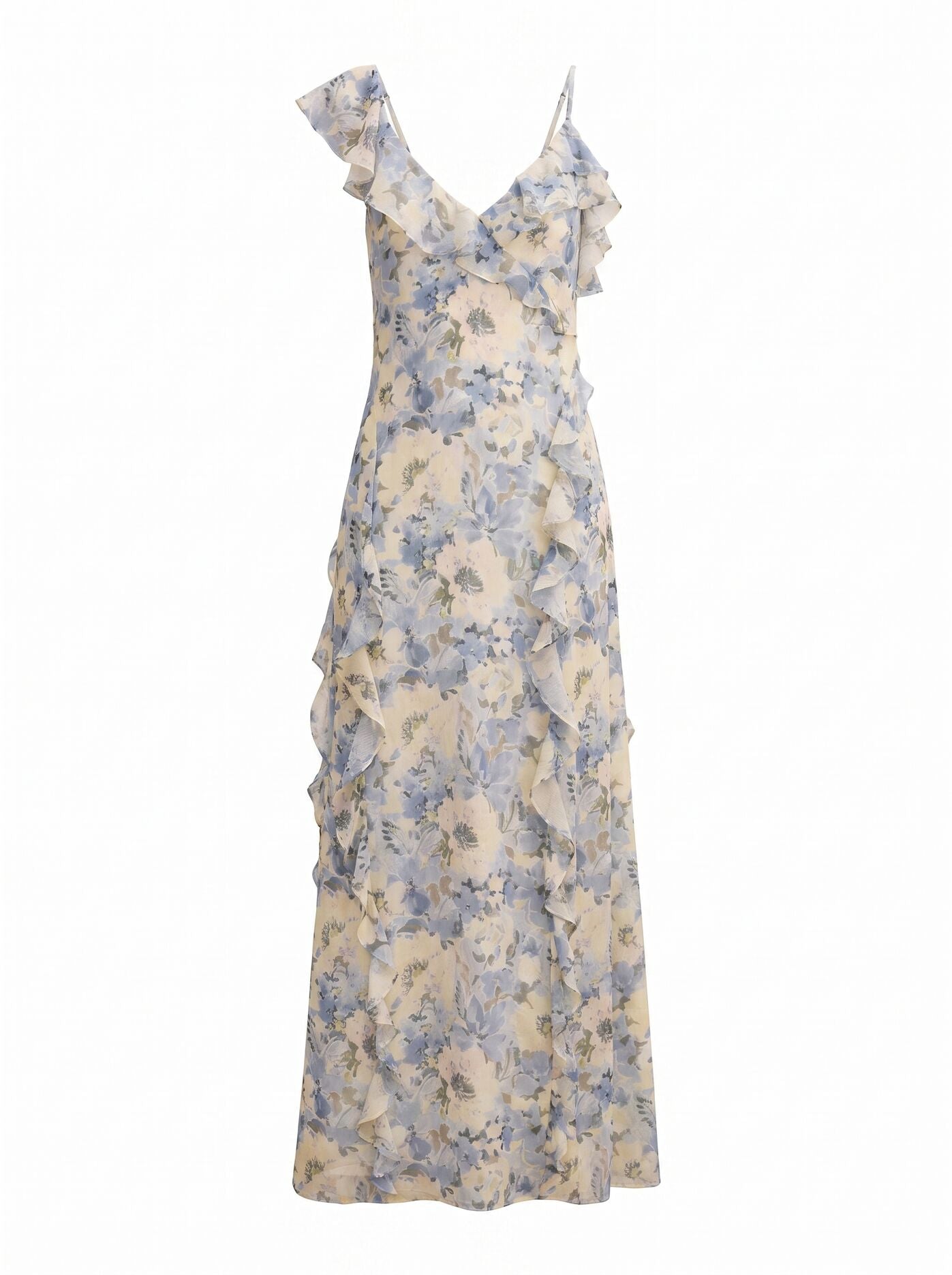 Lorenze Ruffle Maxi Dress Forever New