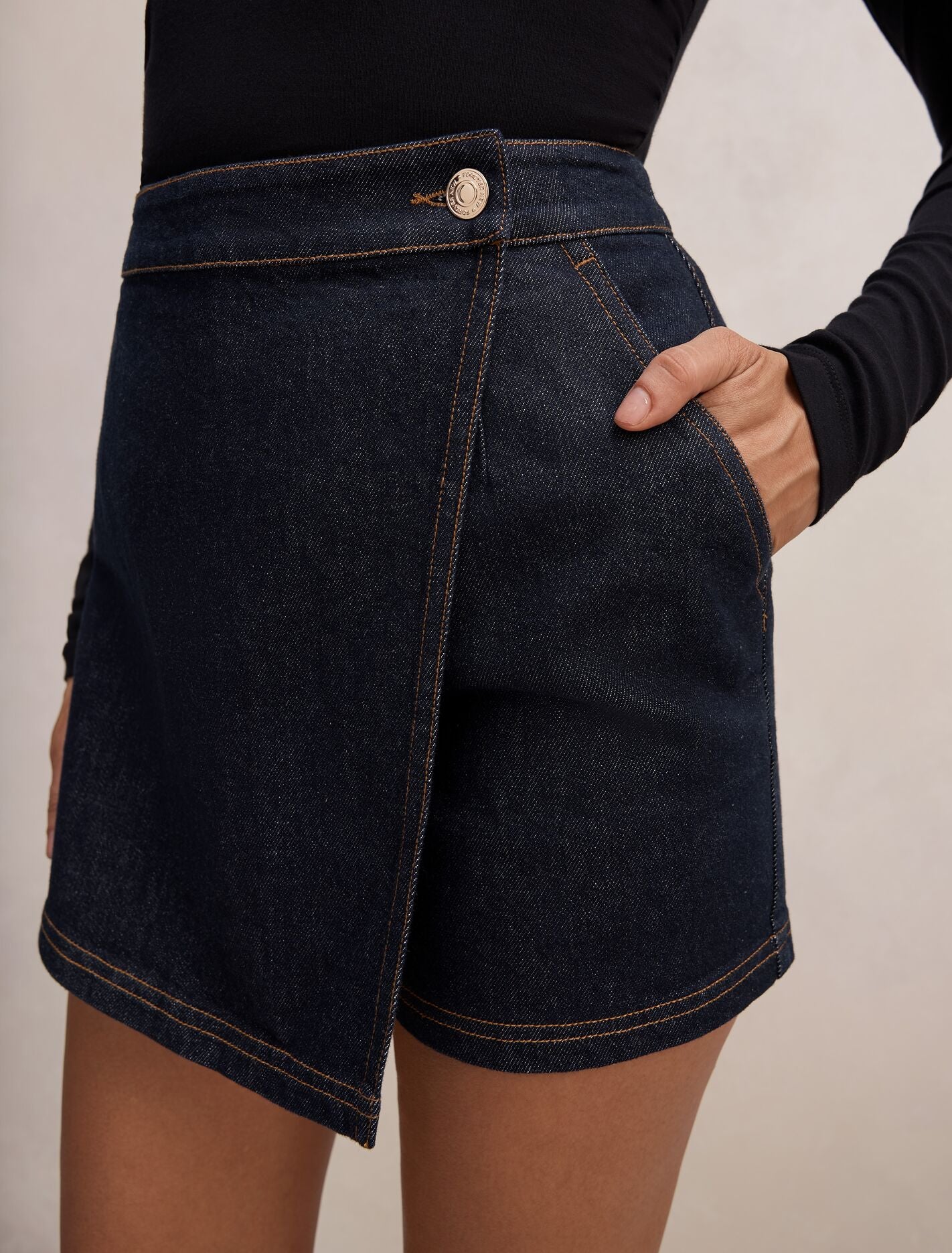 Jessie Denim Skort Forever New