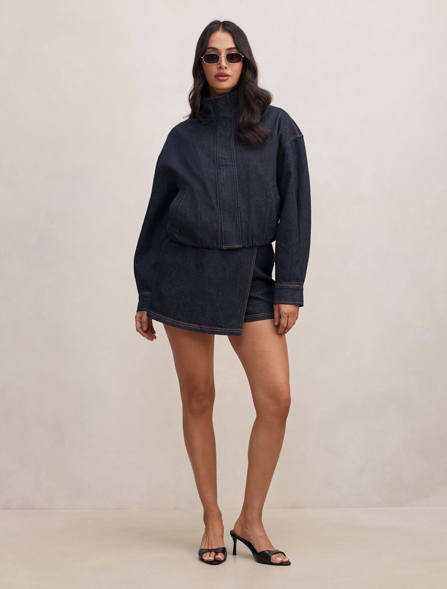 Jessie Denim Skort Forever New