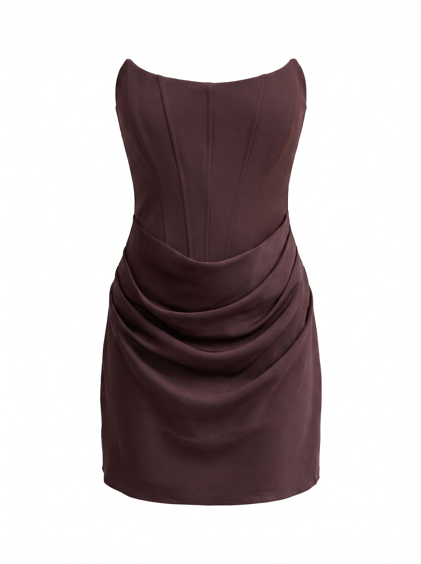 Isra Drape Strapless Mini Dress Forever New