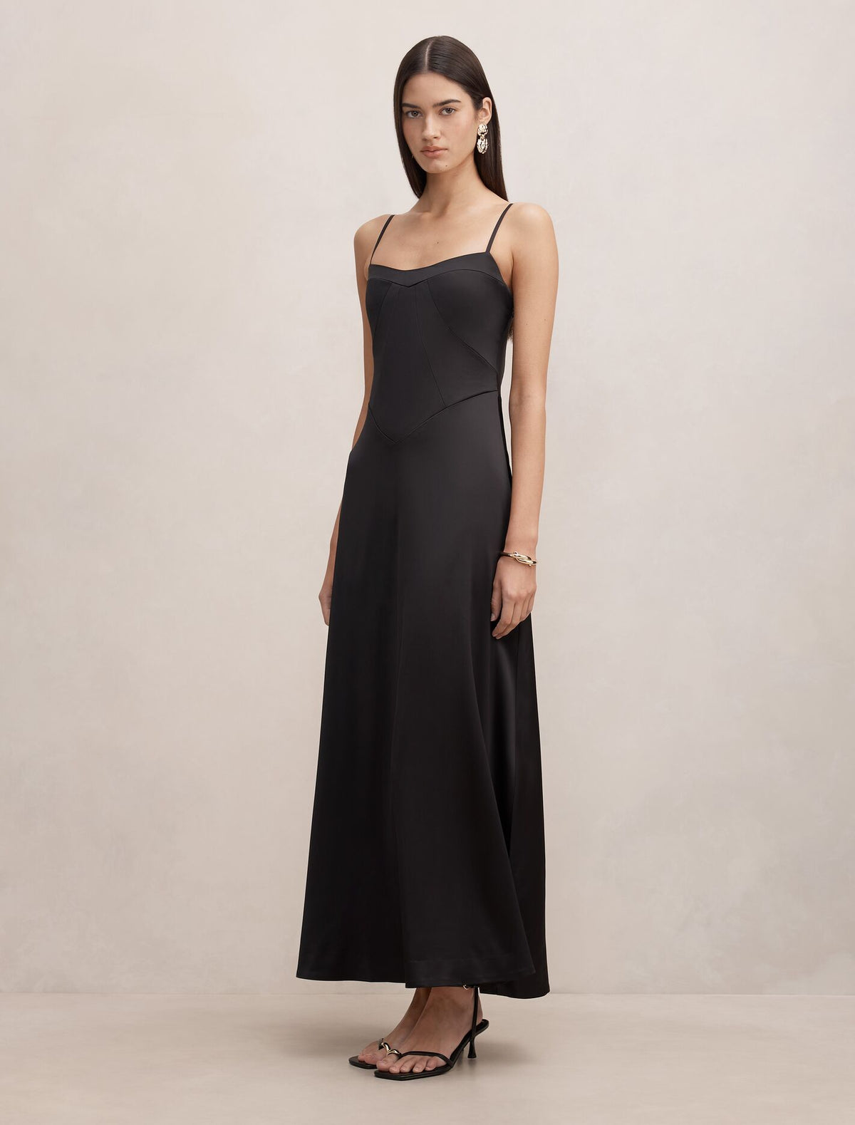 Hattie Corset Panelled Maxi Dress Forever New