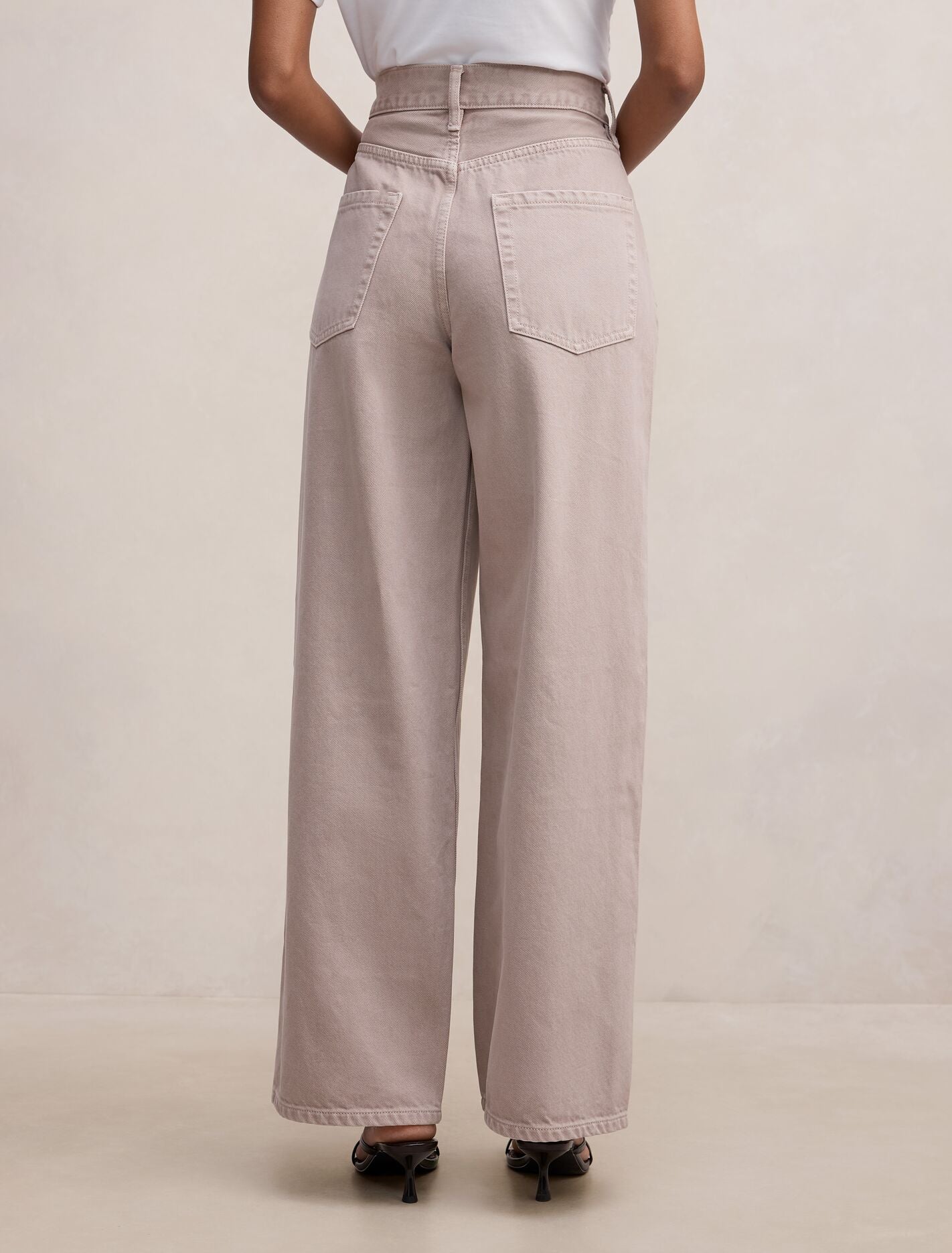 Gia Petite High Rise Wide Leg Jeans Forever New