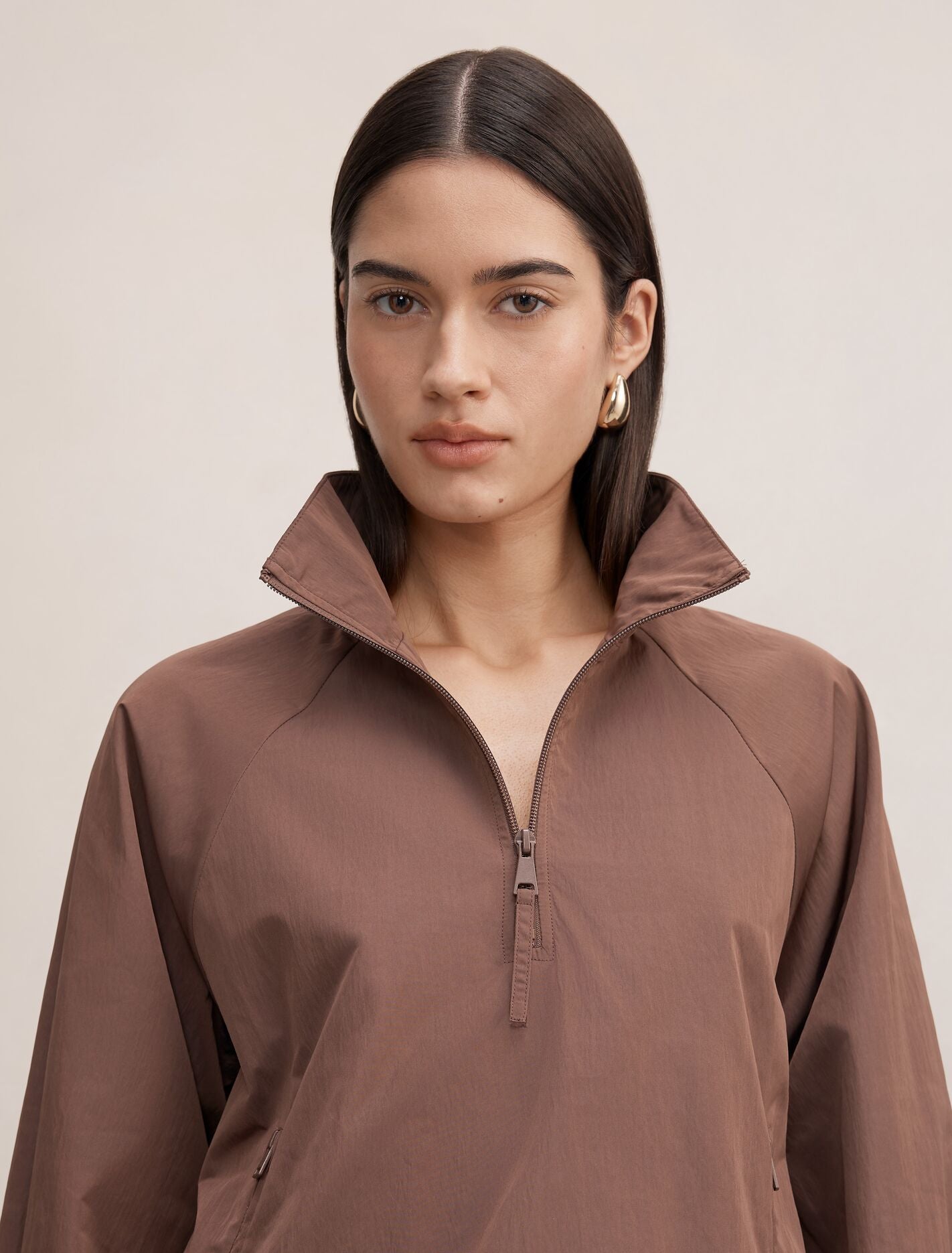 Kim Quarter Zip Windbreaker Jacket Forever New