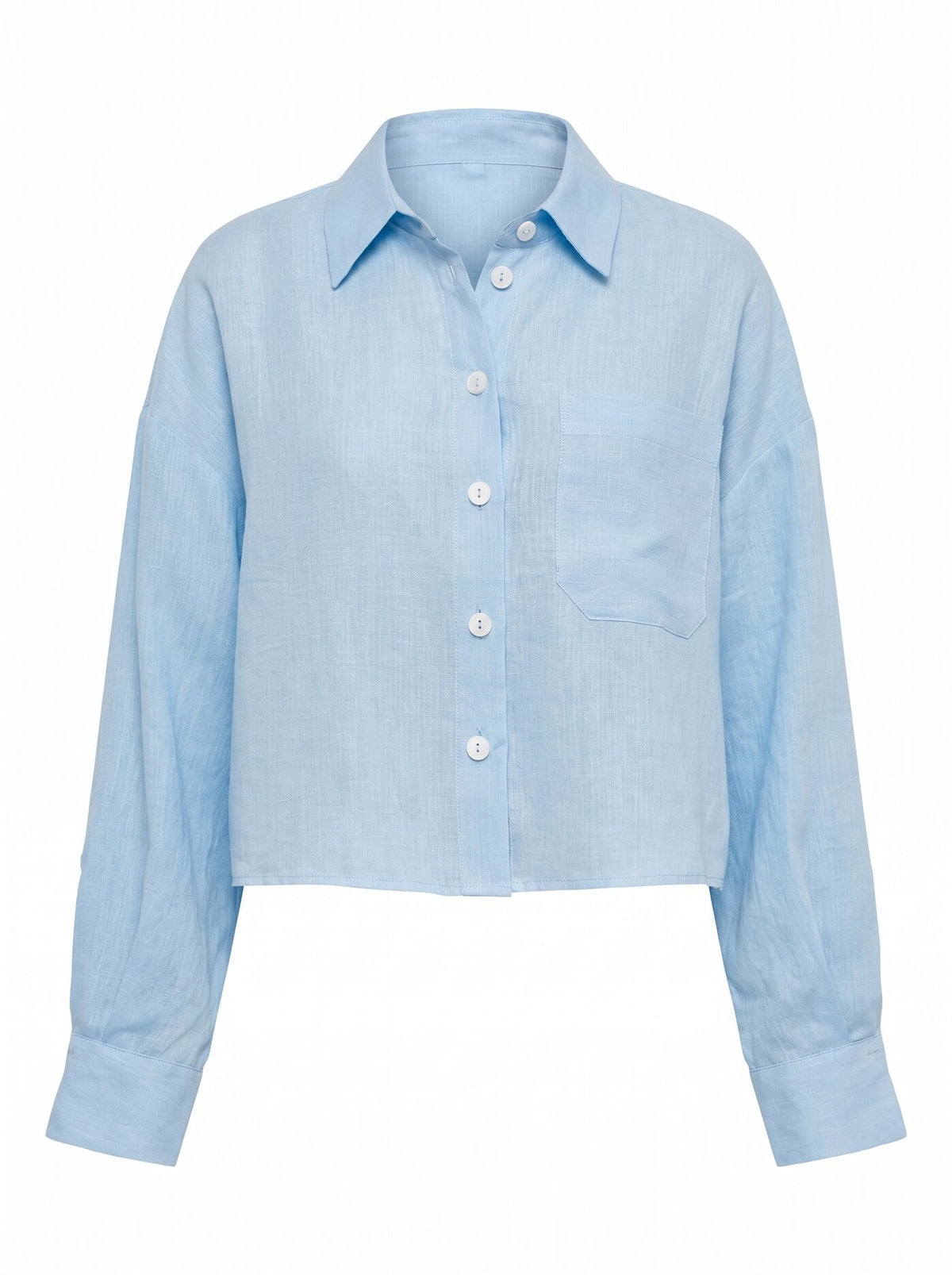 Bowie Cropped Shirt Forever New