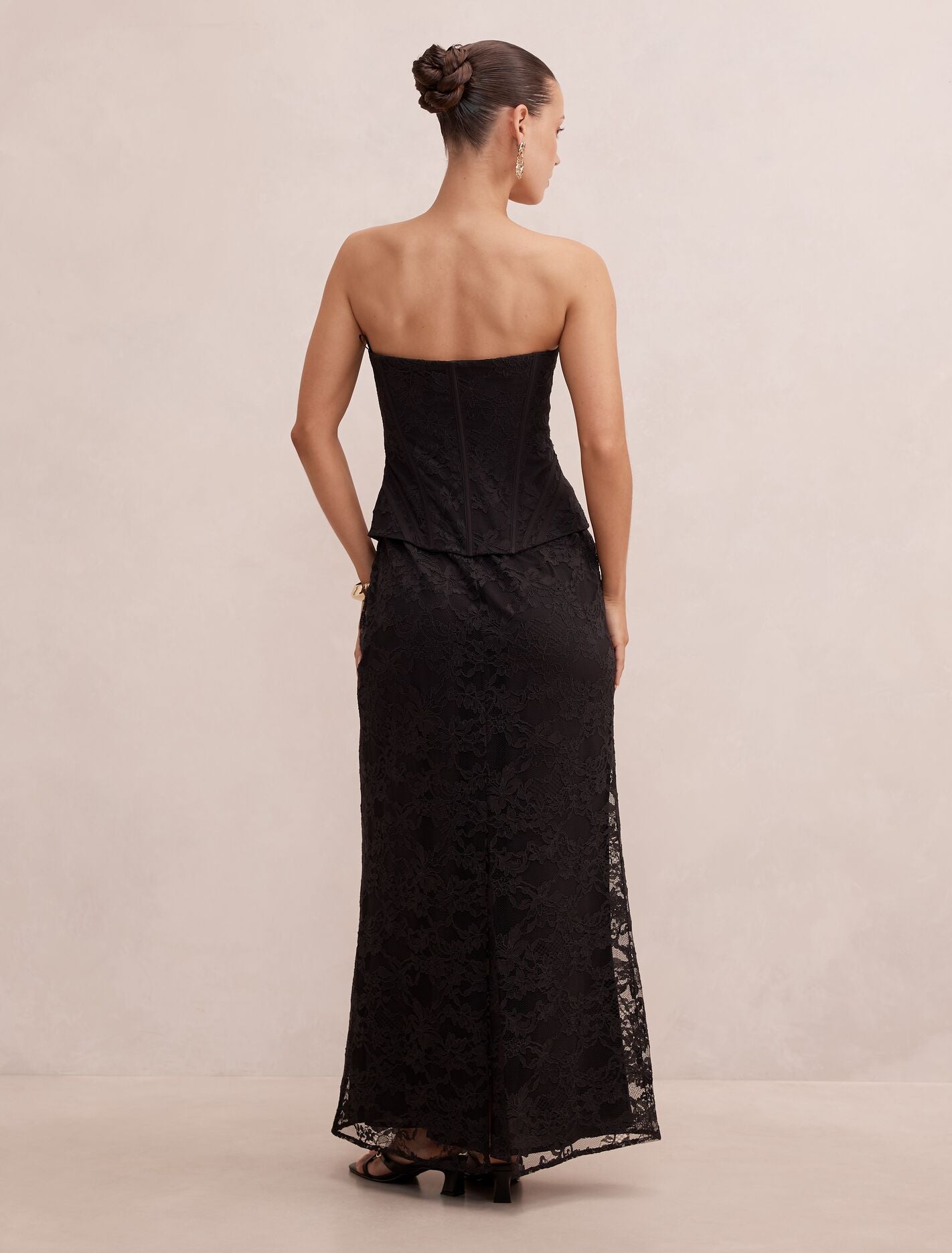 Myla Petite Corset Lace Maxi Dress