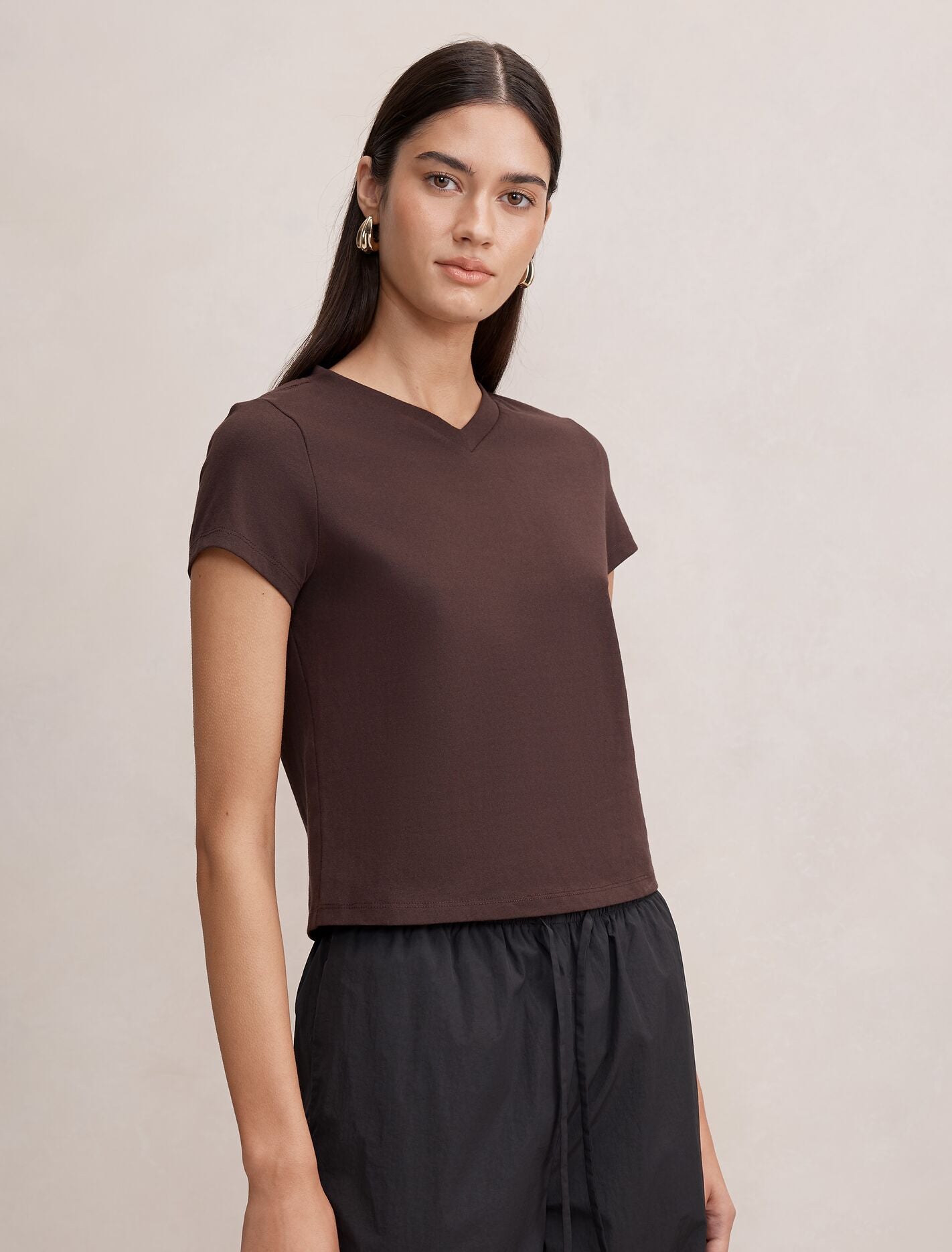 Portia V Neck Baby T-Shirt Forever New
