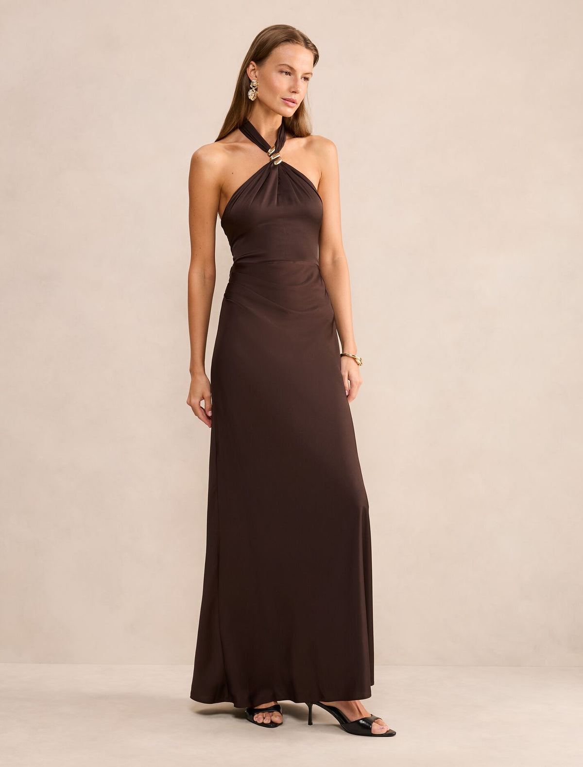 Mariposa Halter Neck Maxi Dress Forever New