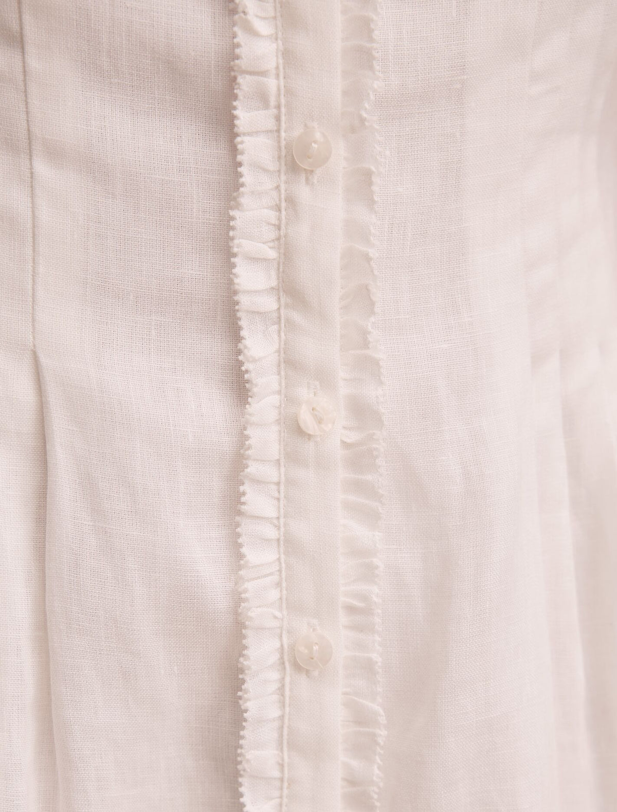 Adriana Pintuck Linen Midi Dress Forever New