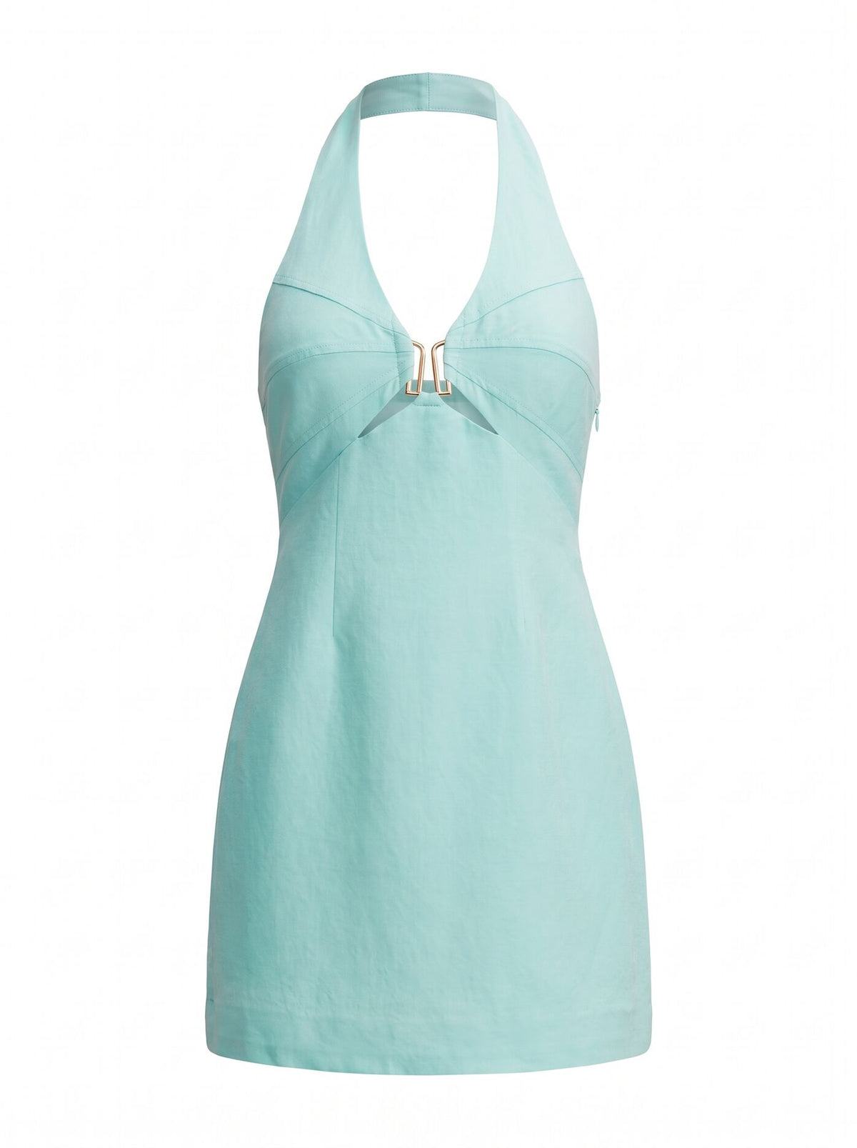 Shayla Hardware Halter Mini Dress Forever New