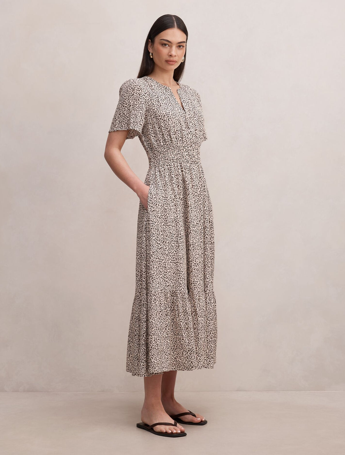Eleanor Printed Midi Dress Forever New