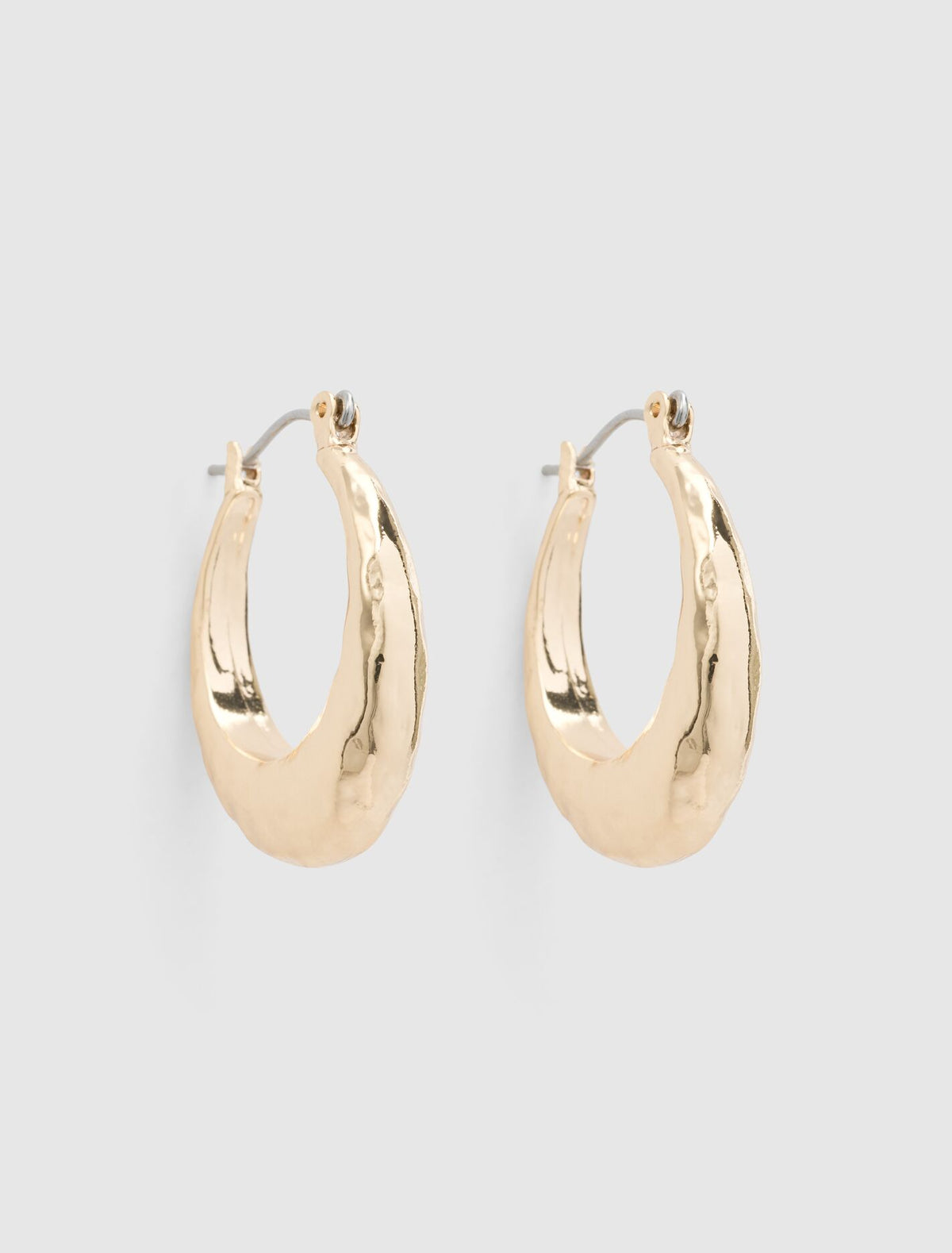 Tilly Texture Hoop Earrings 0 Gold Forever New