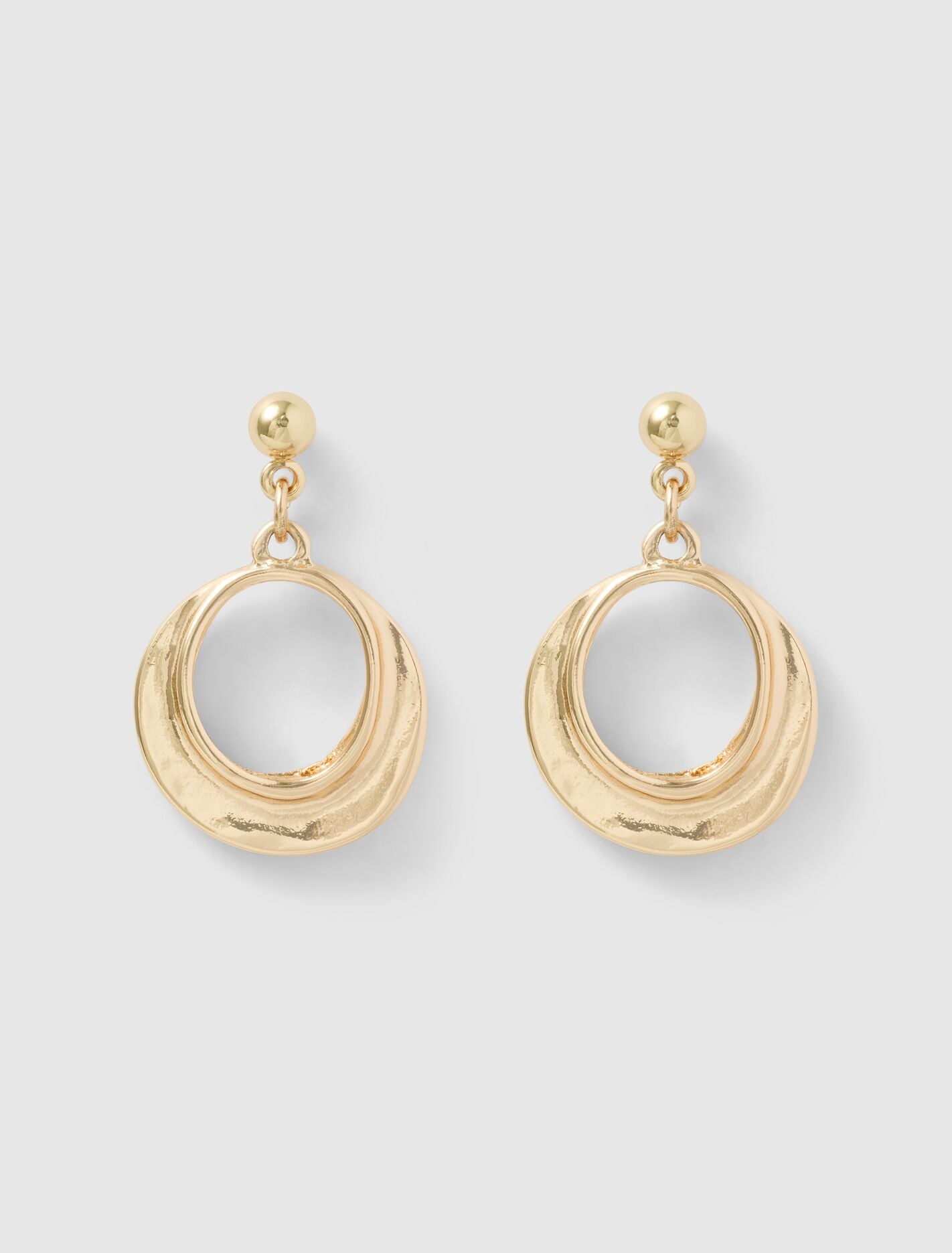 Cindy Circle Earrings 0 Gold Forever New