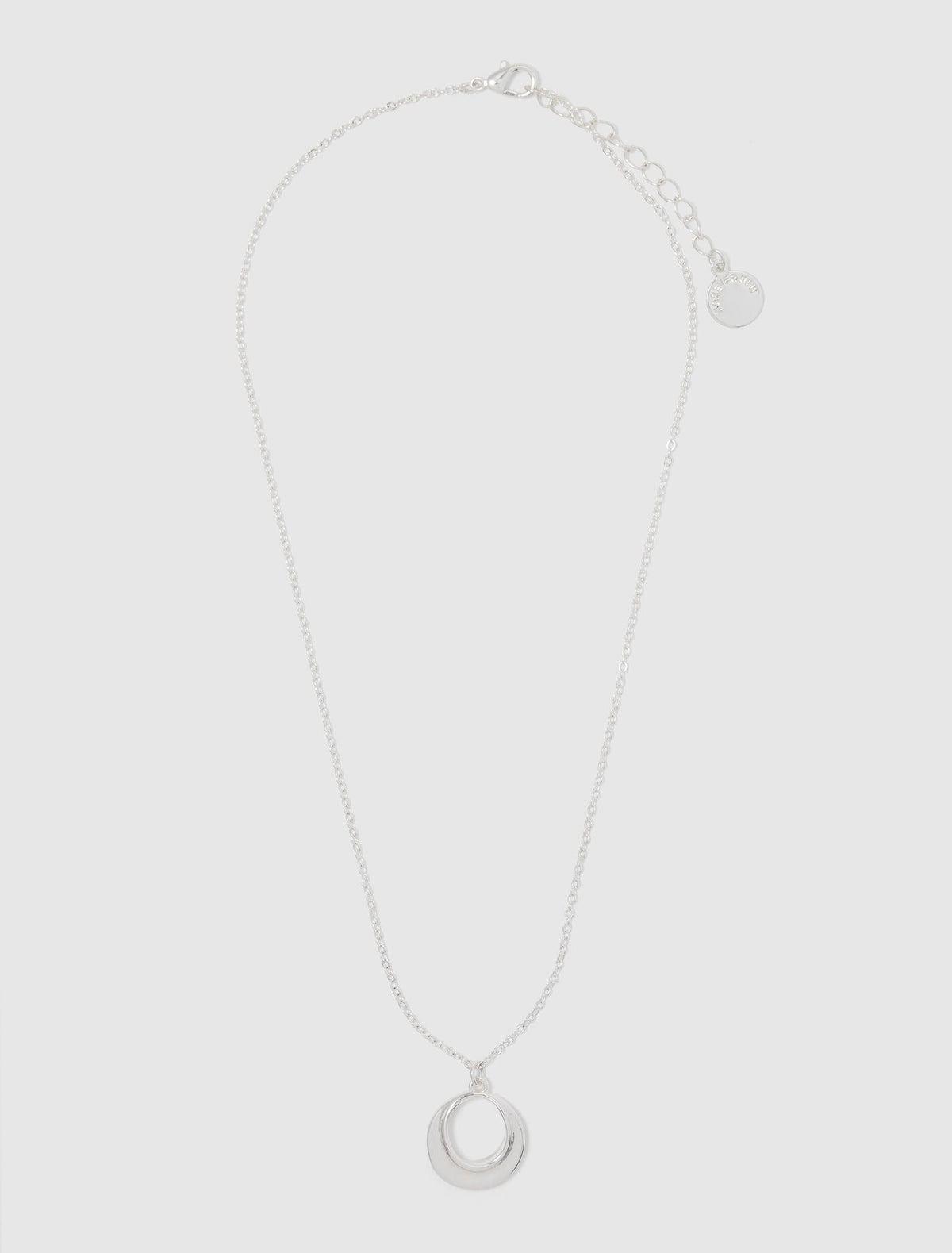 Cindy Circle Necklace 0 Silver Forever New