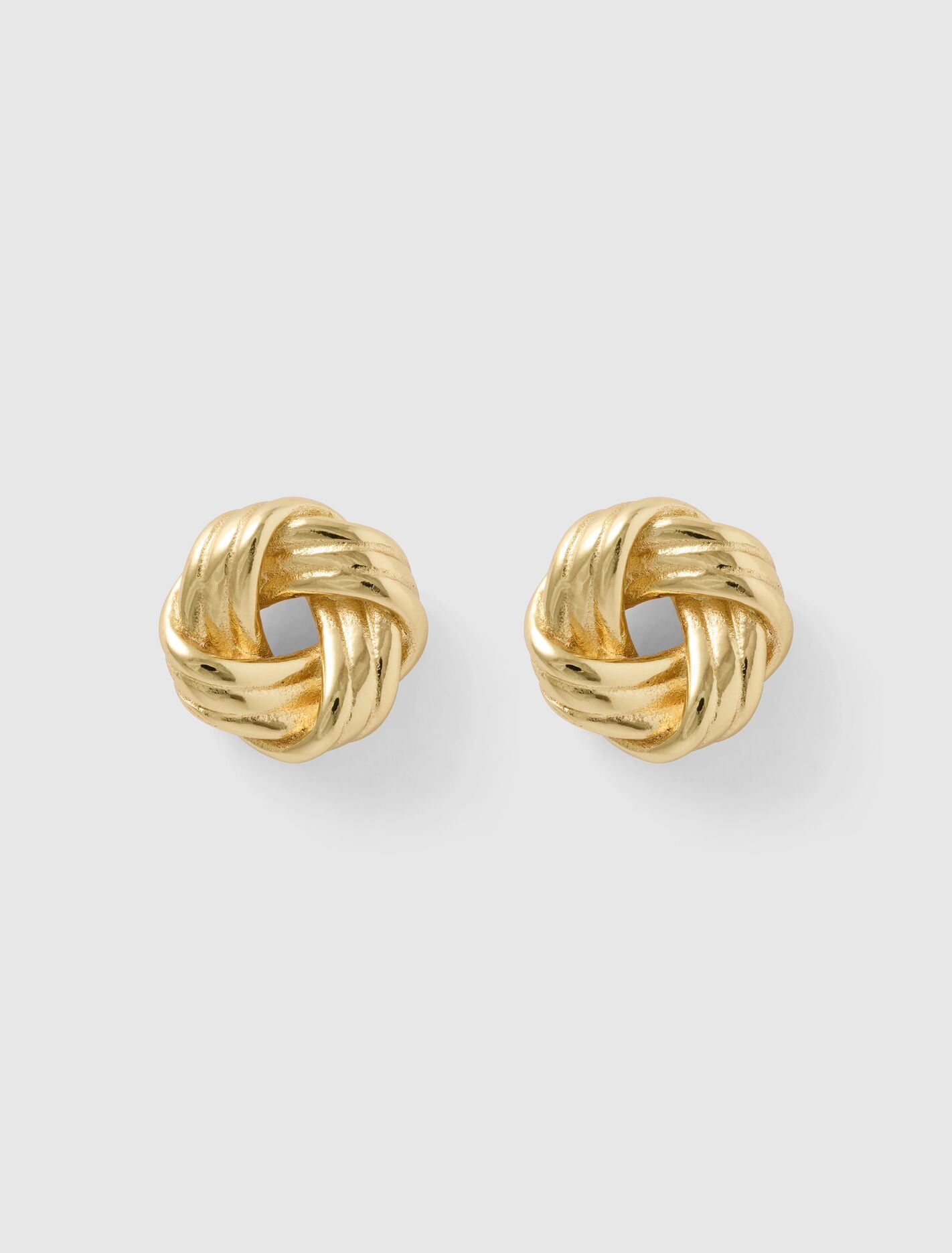 Tulsa Waterproof Twist Stud Earrings 0 Gold Plated Forever New