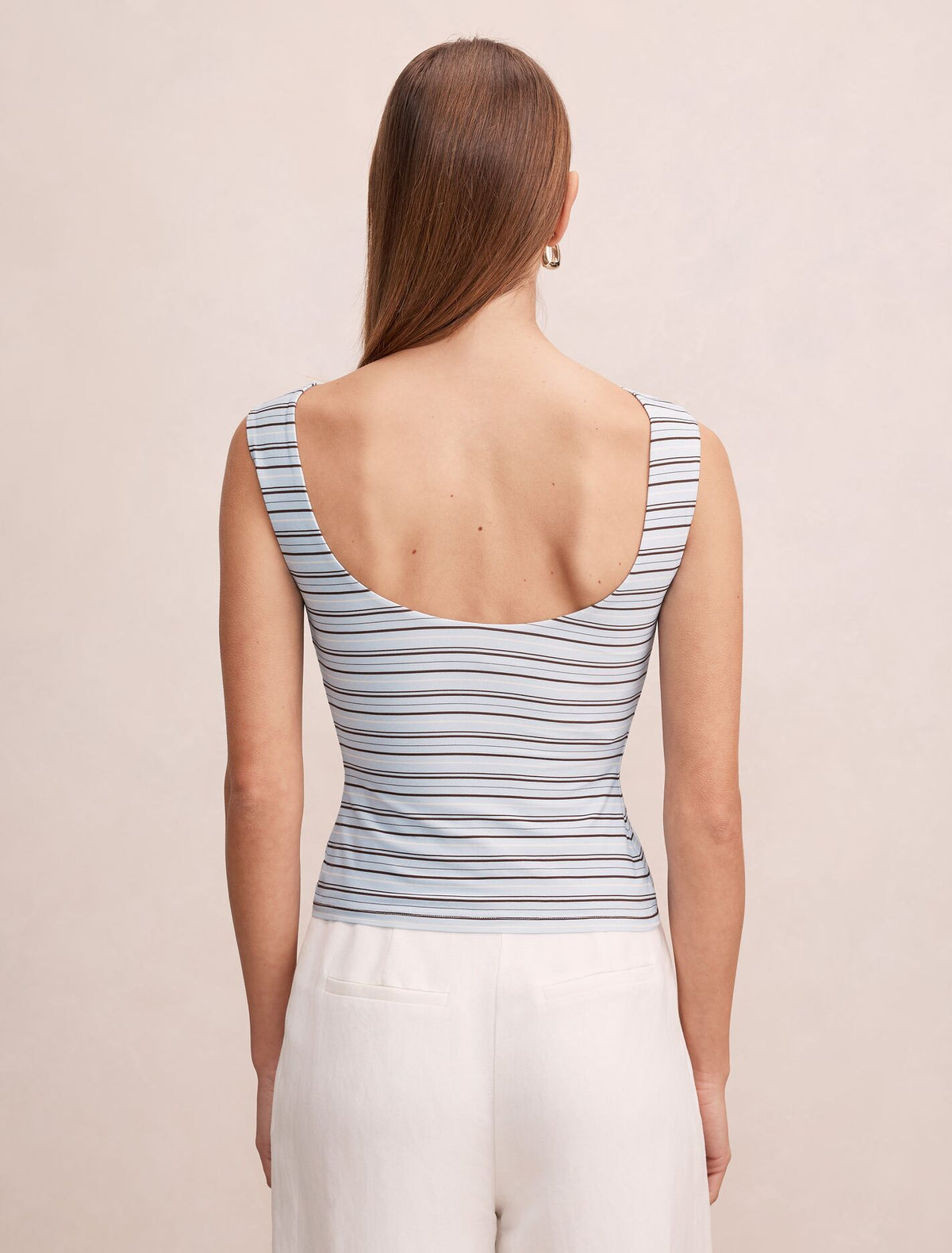 Bonnie Scoop Back Tank Top Forever New