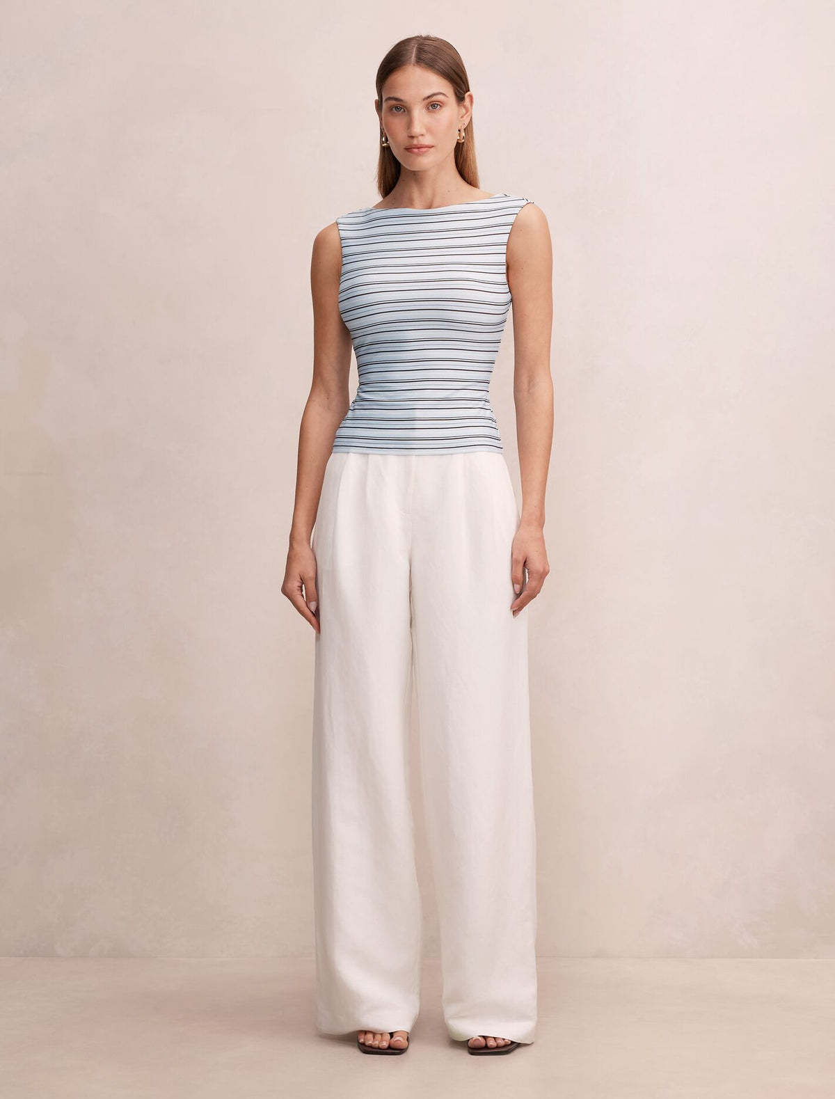 Bonnie Scoop Back Tank Top Forever New