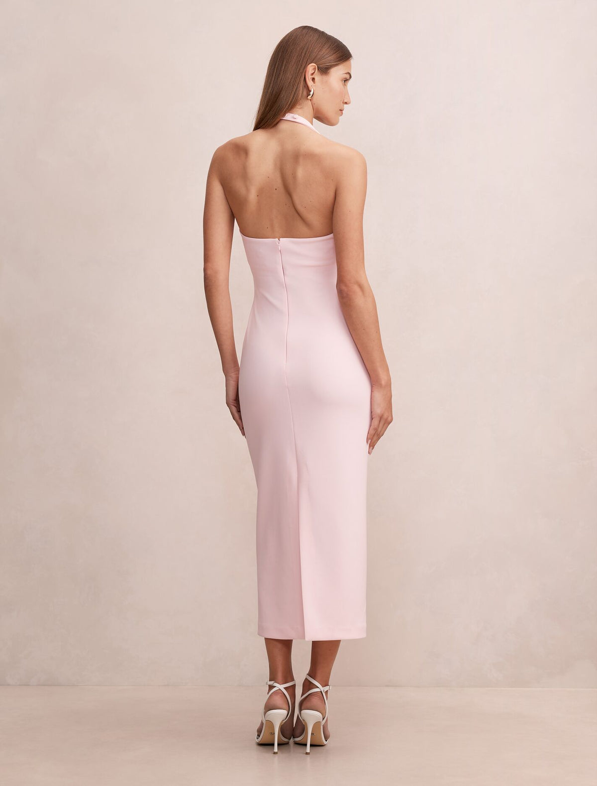 Georgie Halter Ruched Bodycon Dress Forever New