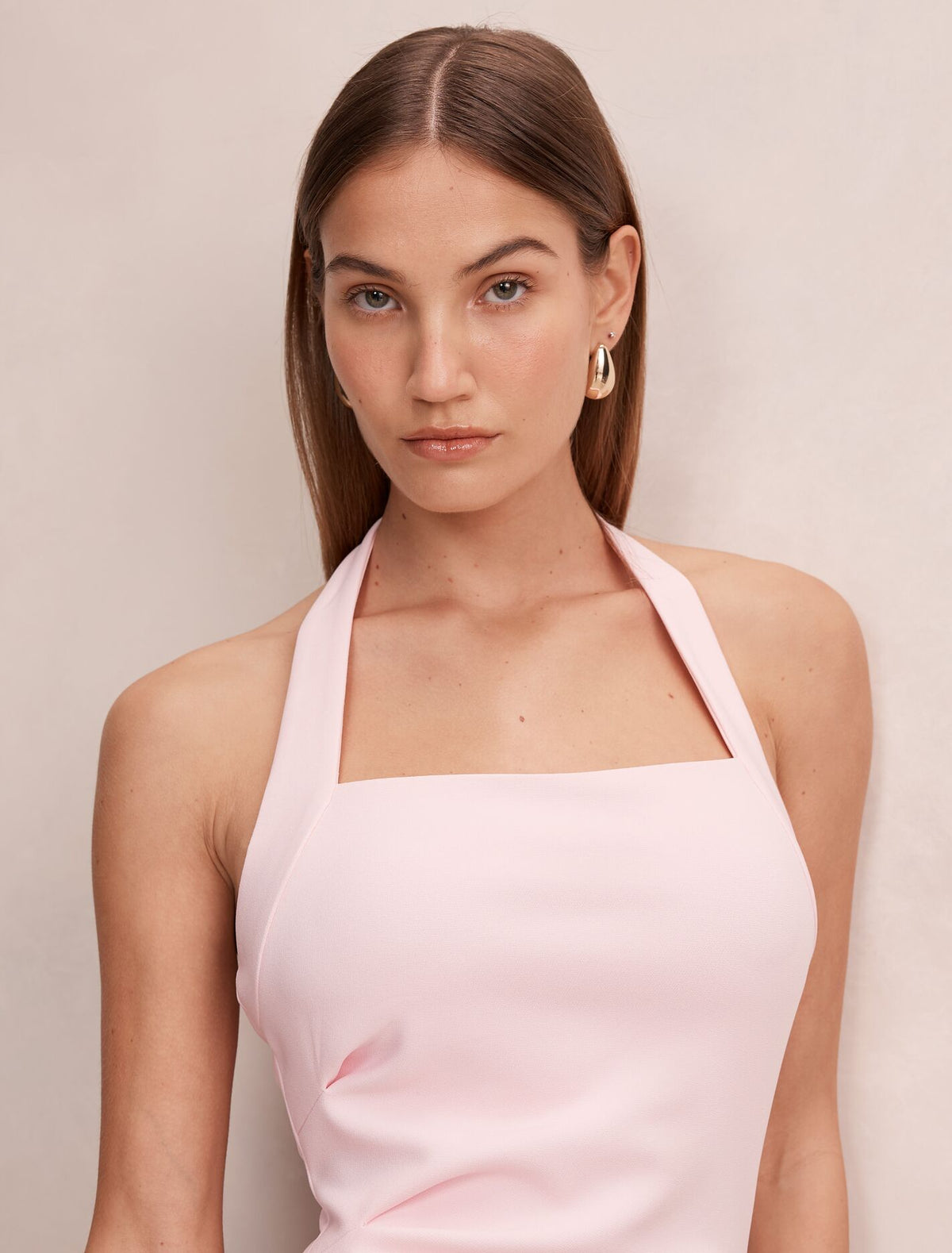 Georgie Halter Ruched Bodycon Dress Forever New