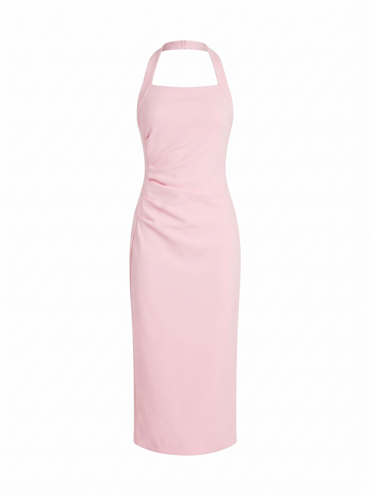 Georgie Halter Ruched Bodycon Dress