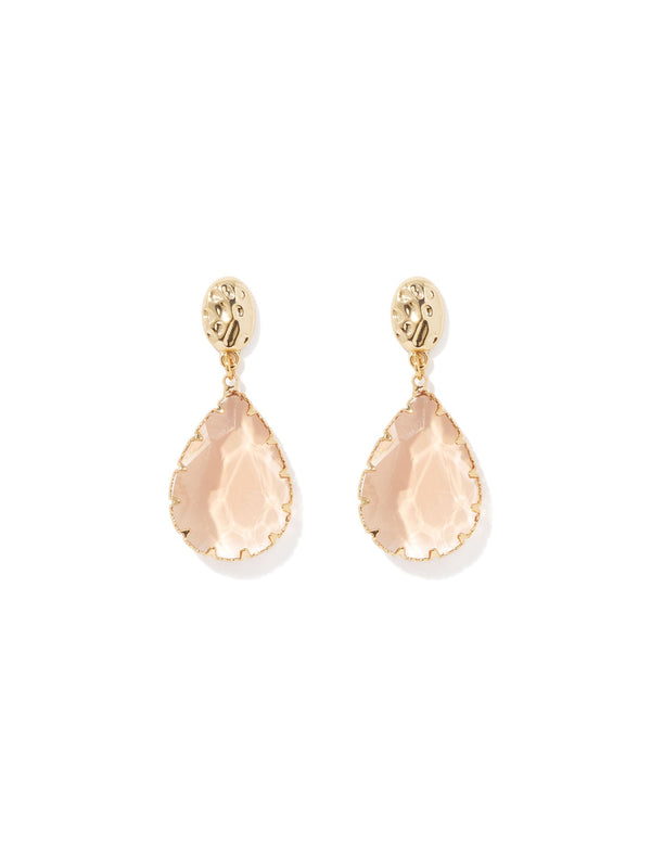 Paris Translucent Stone Teardrop Earrings Forever New