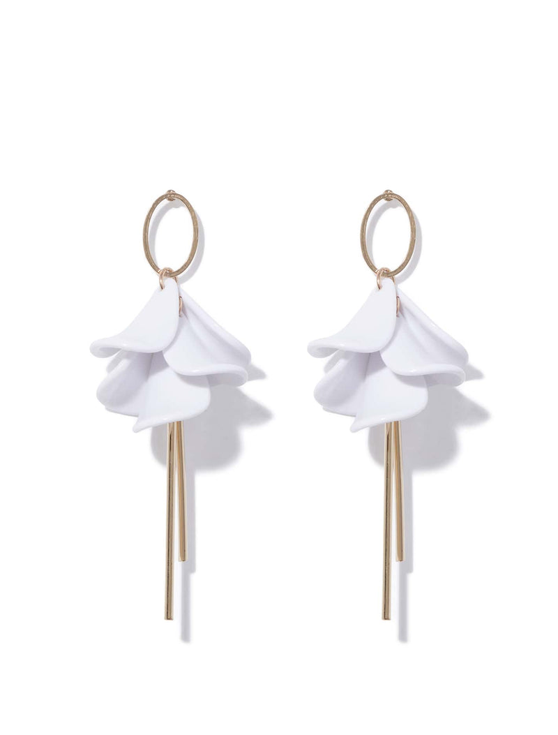 Florence Petal Bar Drop Earrings Forever New