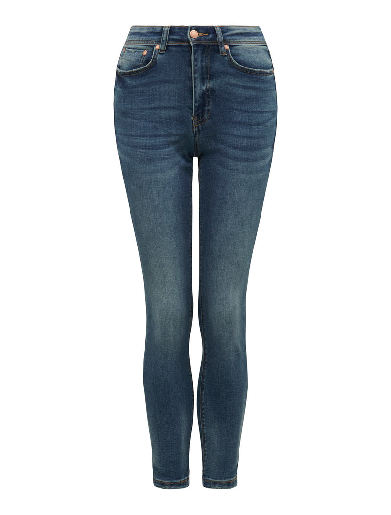 Nala Mid-Rise Skinny Jeans Kalk Bay | Forever New