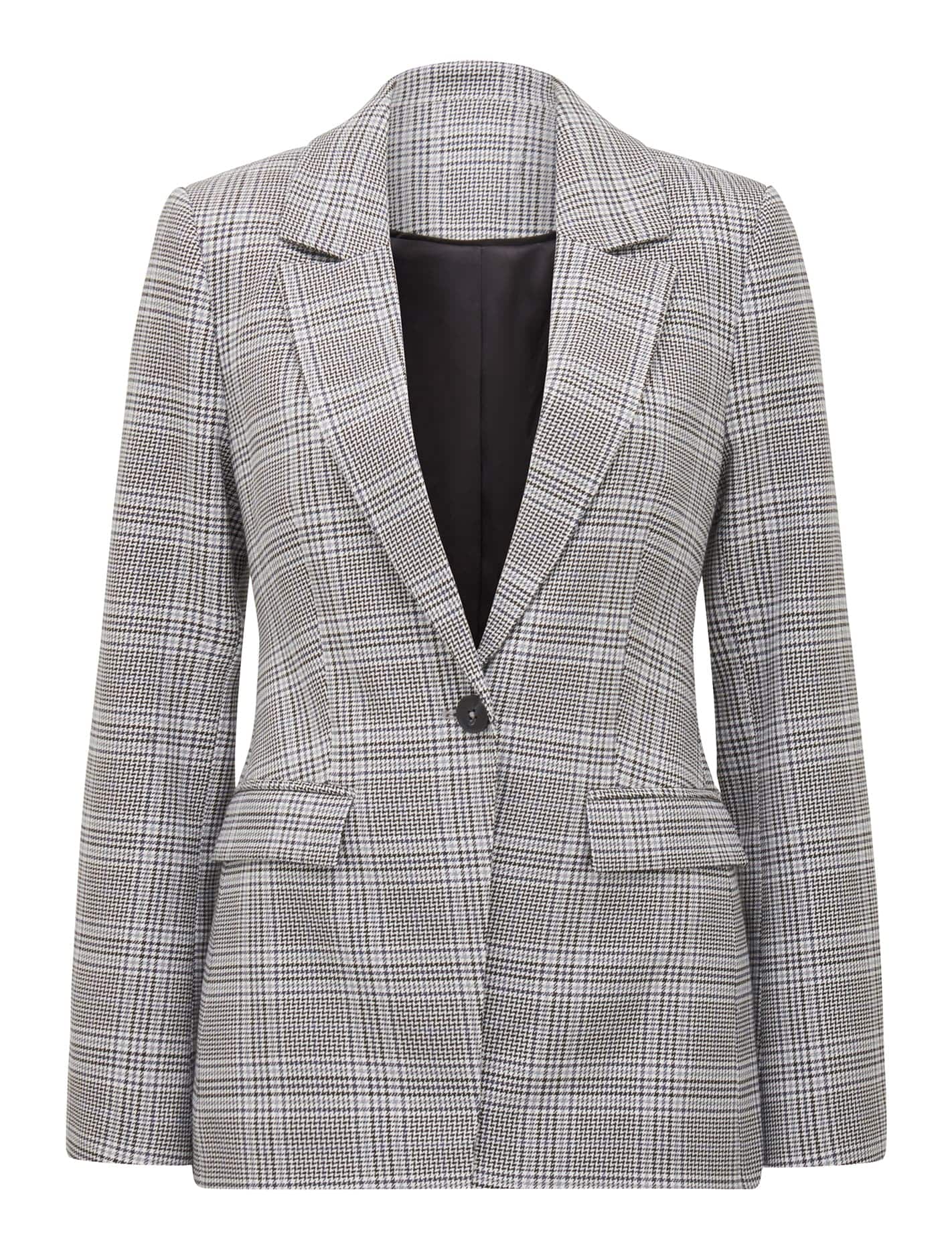 Cammie Check Blazer Blue Check Suit | Forever New