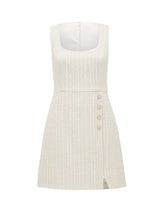 Angie Round Neck Boucle Dress Forever New