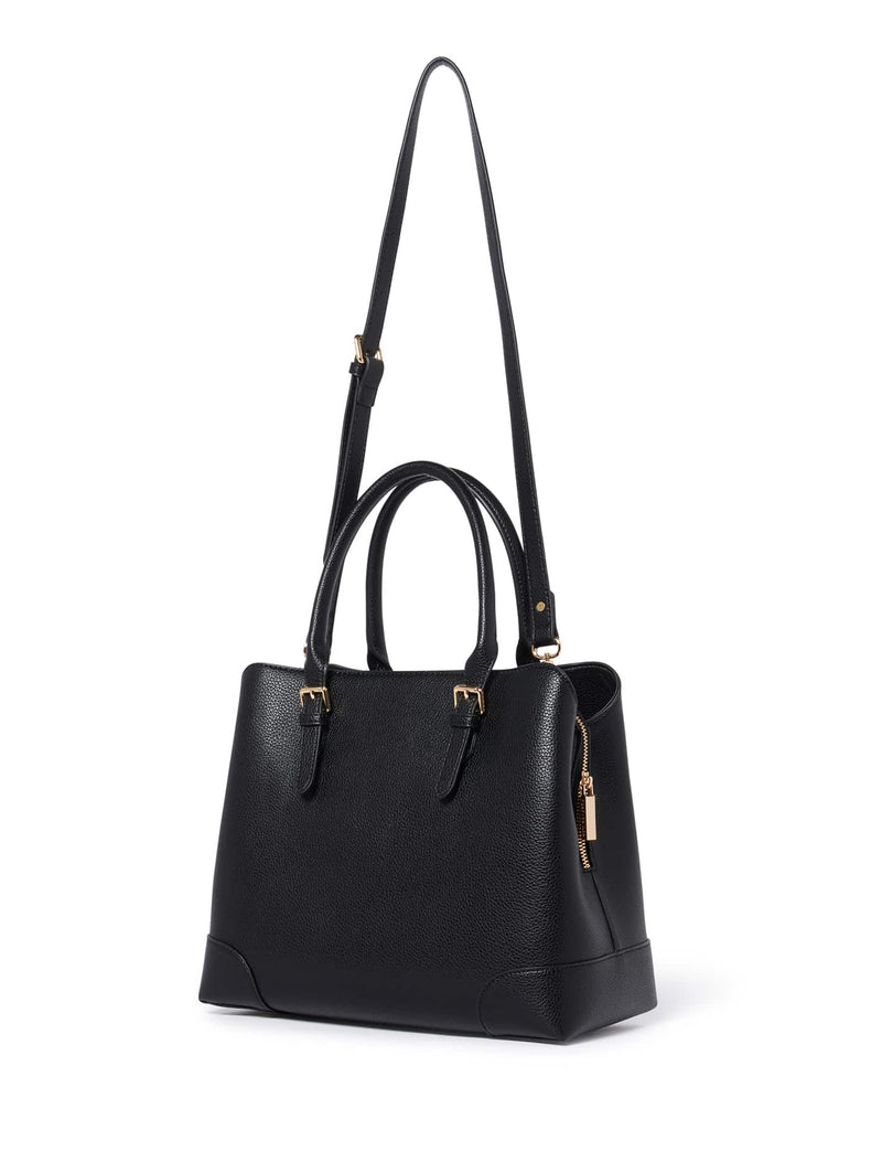 Ava Medium Tote Bag Black | Forever New