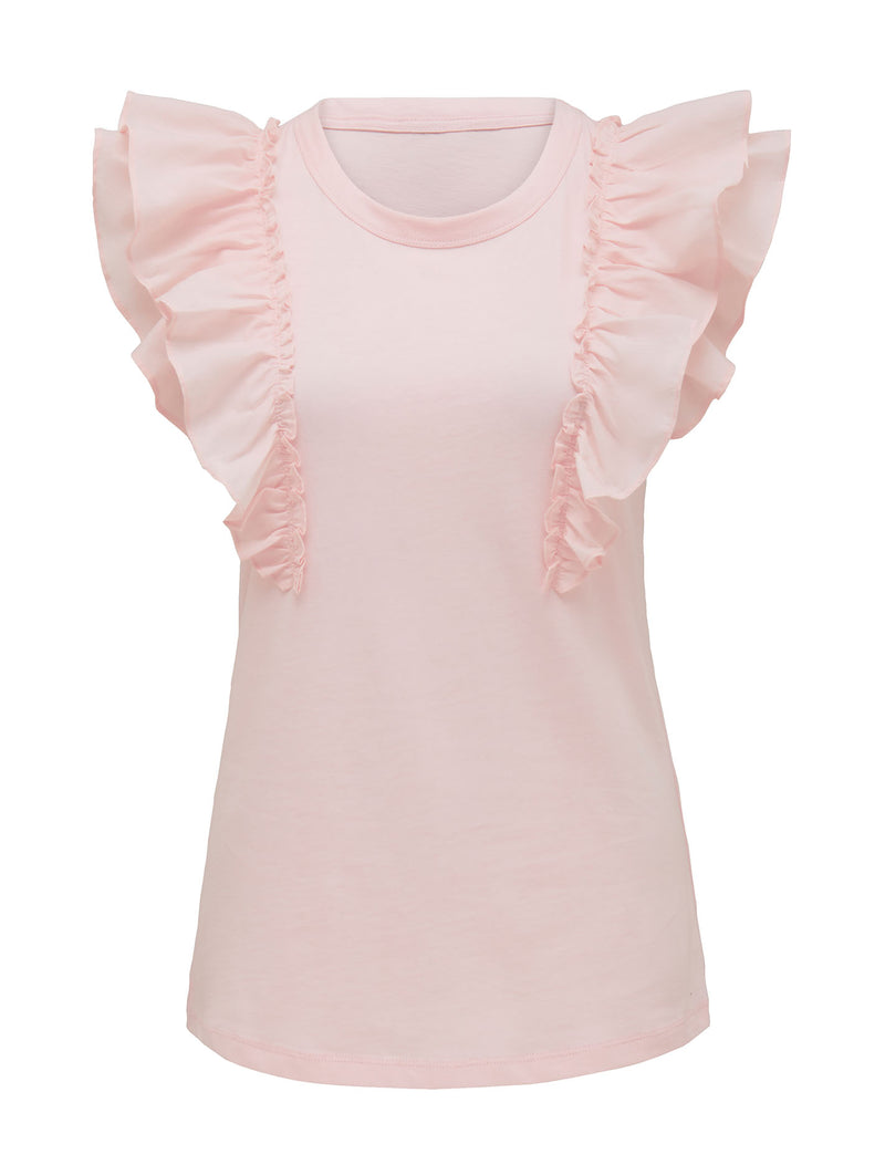 Alice Ruffle Sleeve T-Shirt Forever New