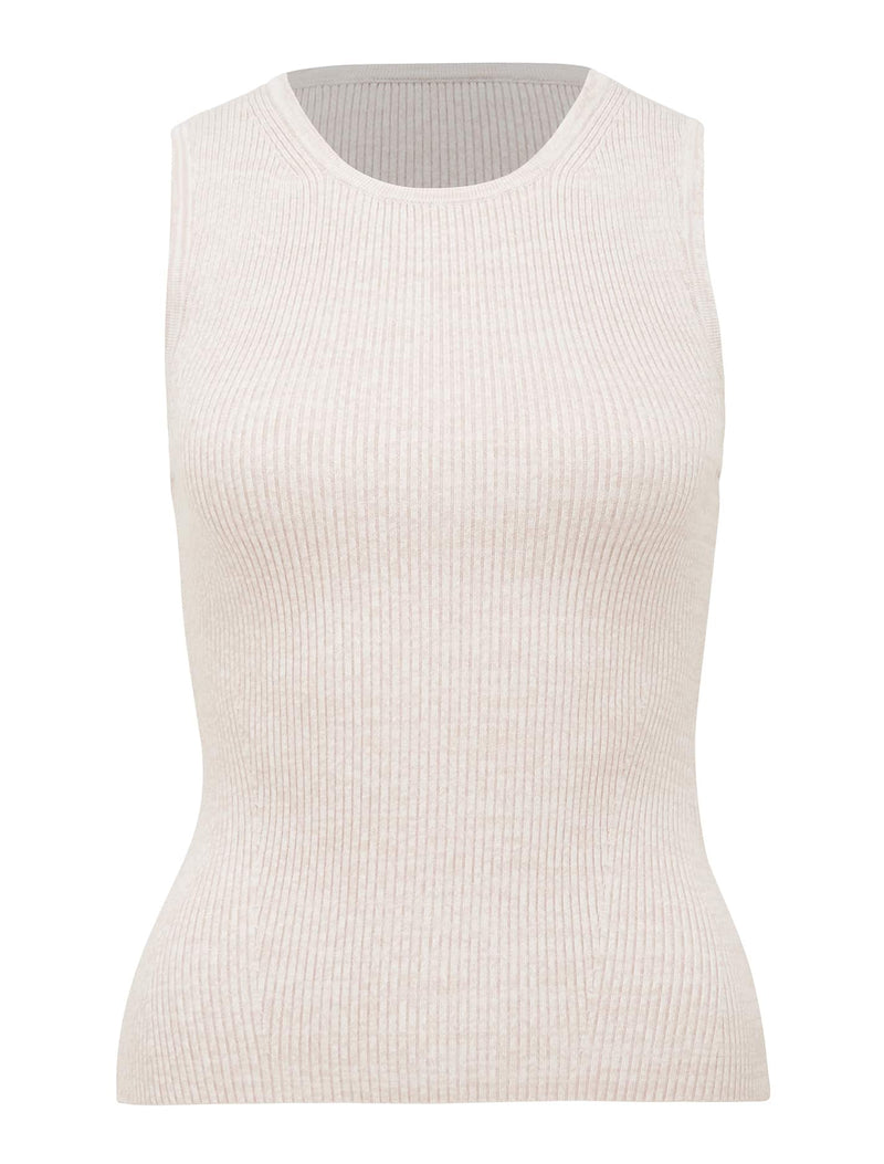 Lee Crew Neck Knit Tank Top Forever New