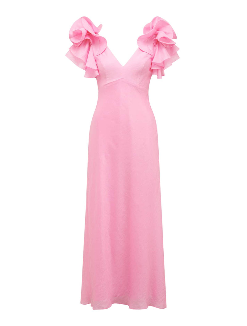 Rylie Ruffle Shoulder Maxi Dress Forever New