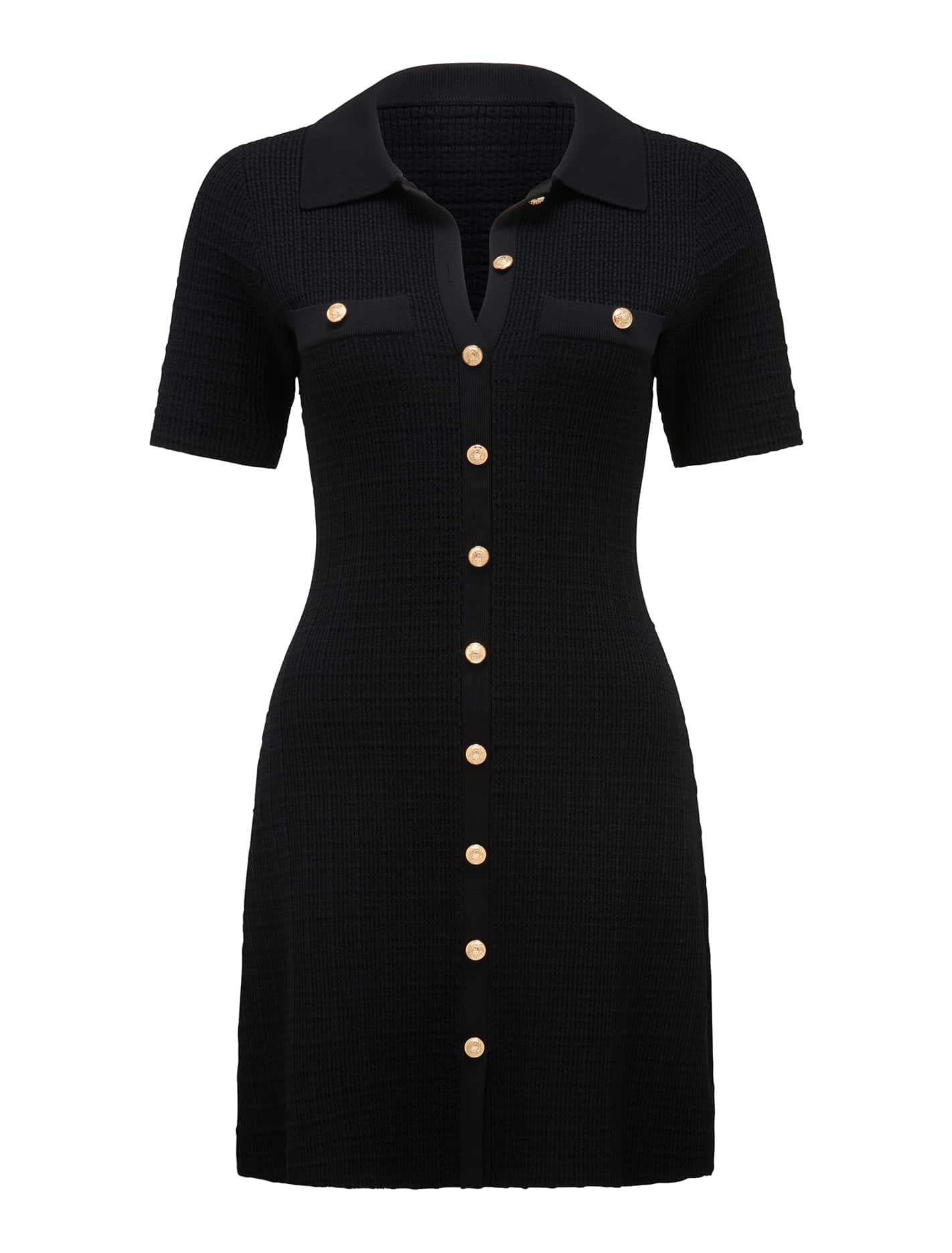 Katherine Short Sleeve Knit Dress Forever New