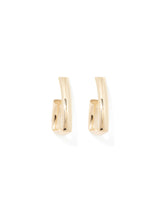 Signature Annalise Angular Hoop Earrings Forever New