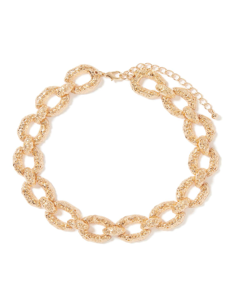 Signature Tabitha Textured Link Necklace Forever New