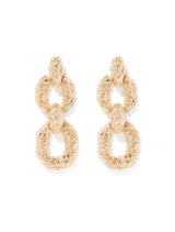 Signature Tabitha Textured Link Earrings Forever New