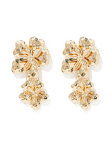 Signature Laila Statement Metal Flower Earrings Forever New