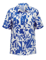 Heather Linen Short Sleeve Shirt Forever New