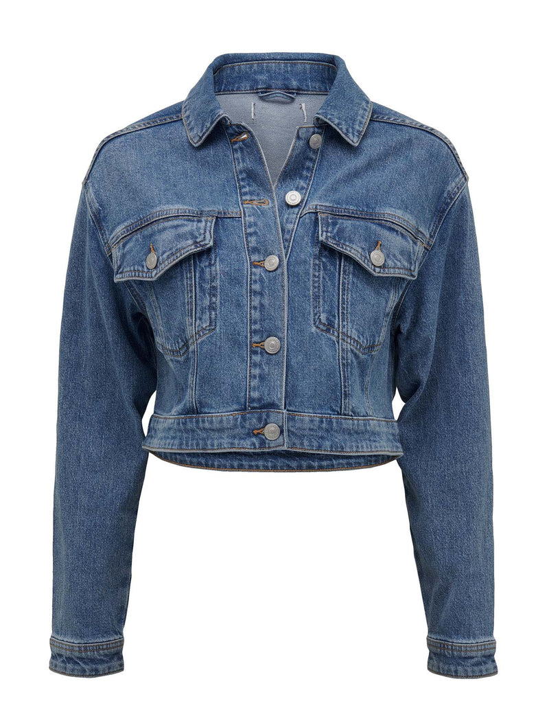 Keira Cropped Jacket Forever New