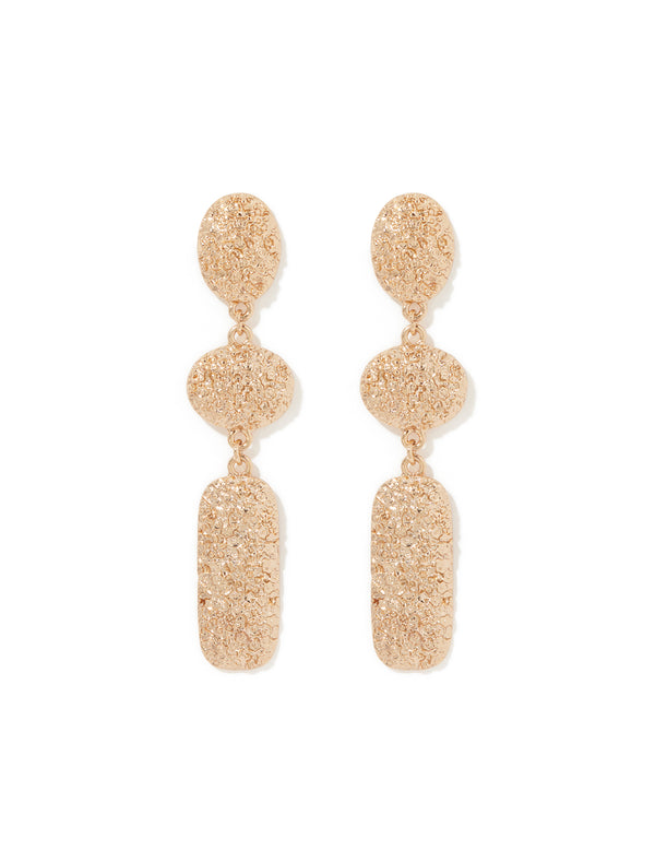 Signature Brielle Textured Earrings Forever New