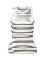 Remi Stripe Rib Racer Tank Top Forever New