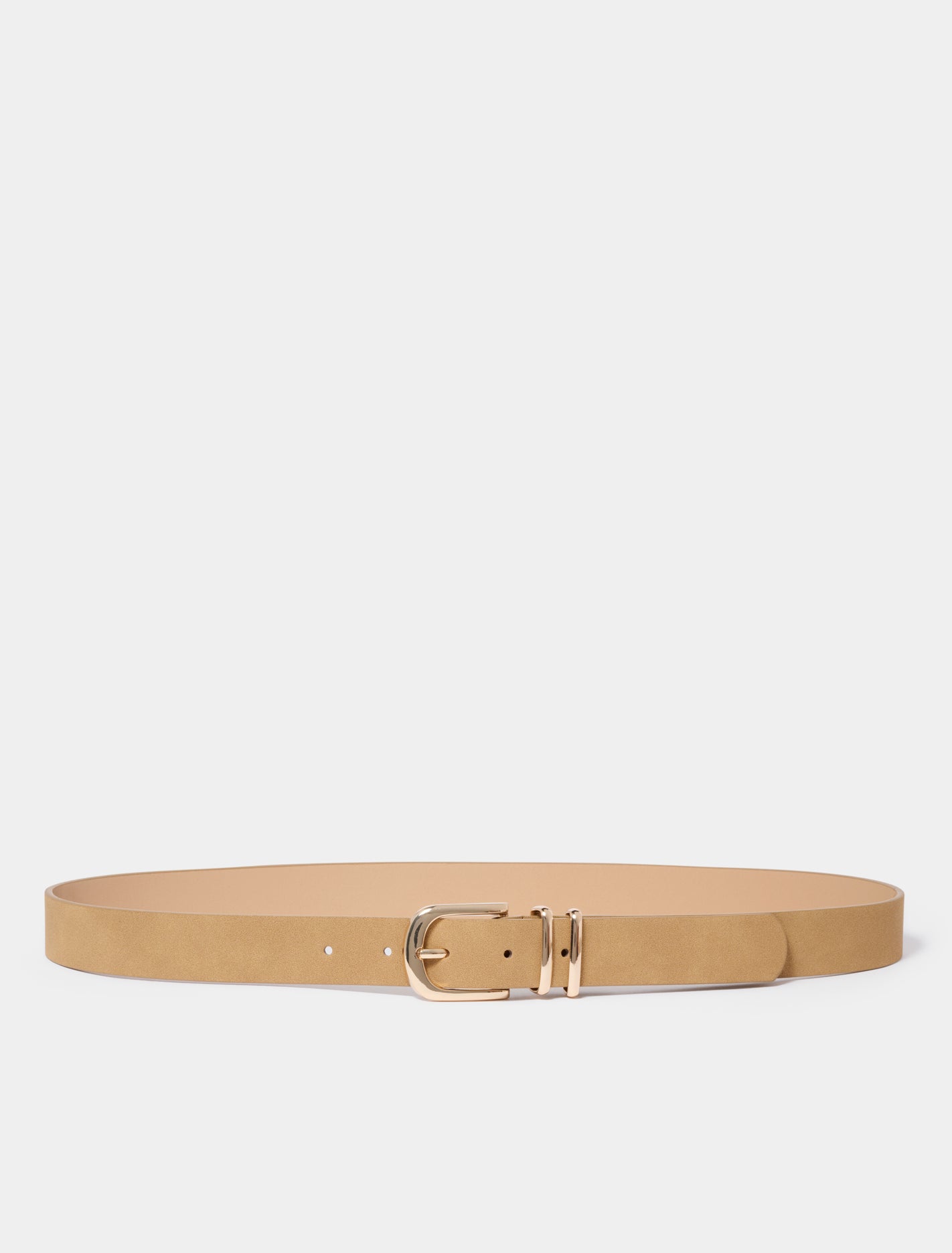 Darcy Double Keeper Jeans Belt Camel Forever New
