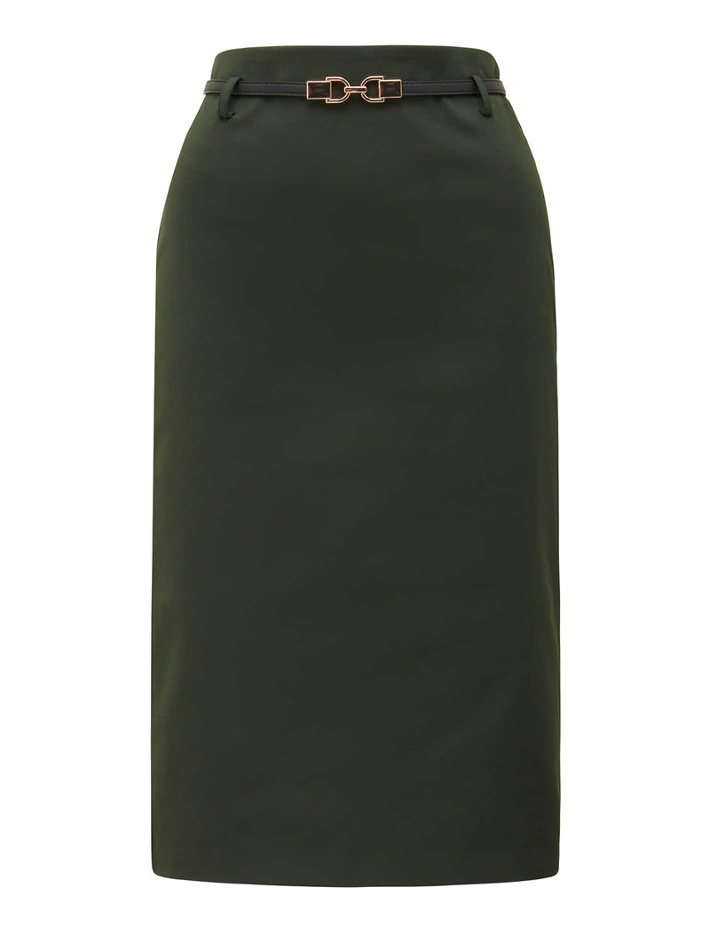 Dina Belted Pencil Skirt Forever New