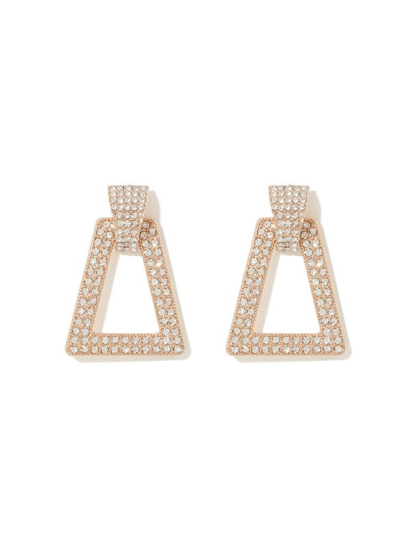 Tally Triangle Stone Drop Earrings Forever New