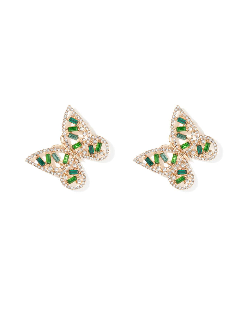 Betsy Butterfly Stone Earrings Forever New